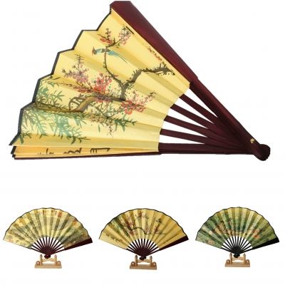 Fächer Handfächer asiatisch Bambus Modell 4 - 2