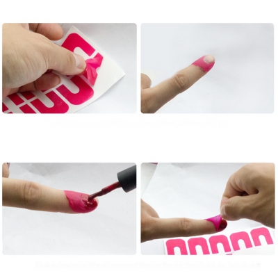 Hautschutz Klebestreifen Nagel Skin Protector Tape Blau - 1