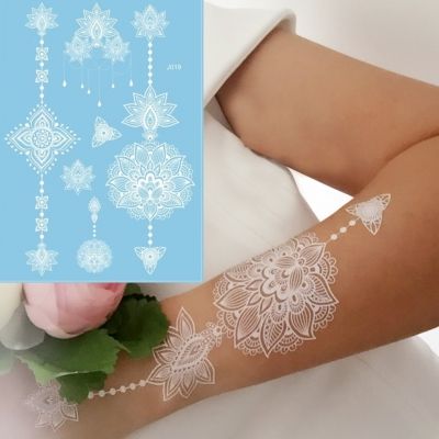 Henna Spitze Tattoo Handbemalung 6 Modelle - 1