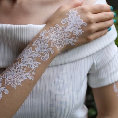 Henna Spitze Tattoo Handbemalung 6 Modelle - 4