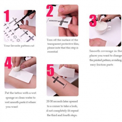 Henna Spitze Tattoo Handbemalung Modell 4 - 2