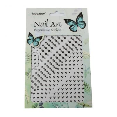 3D Nagel Sticker Nail Art Ornamente Aufkleber Neu Modell 11 - Modell 11