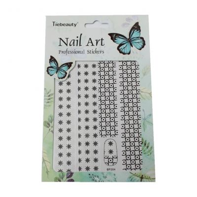 3D Nagel Sticker Nail Art Ornamente Aufkleber Neu Modell 14 - Modell 14