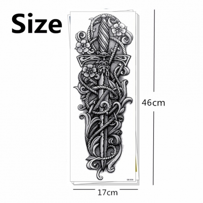 Temporäres Tattoo Schwert  Tätowierung Design - 3