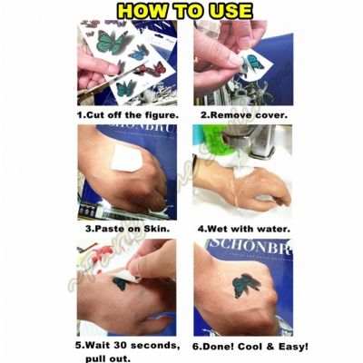 Temporäres Tattoo Tribal Drache Tätowierung Design - 3