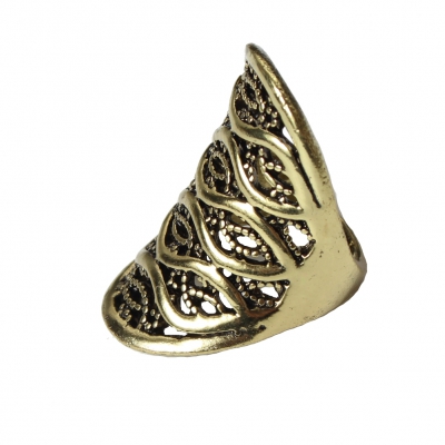 Edelstahl Ring Gr. 53 = 16,8 mm Bronze - 4