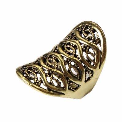 Edelstahl Ring Gr. 59 = 18,8 mm Bronze - 1