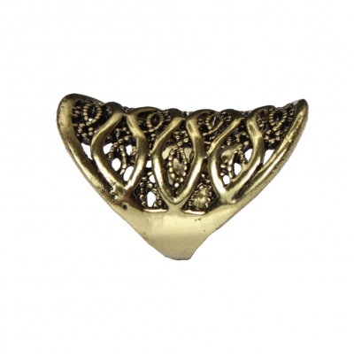 Edelstahl Ring Gr. 59 = 18,8 mm Bronze - 3