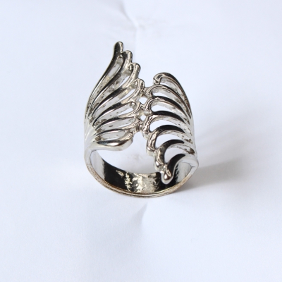 Edelstahl Ring Silber - 4