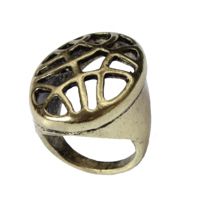 Edelstahl Ring Gr. 56 = 17,8 mm Bronze - 2