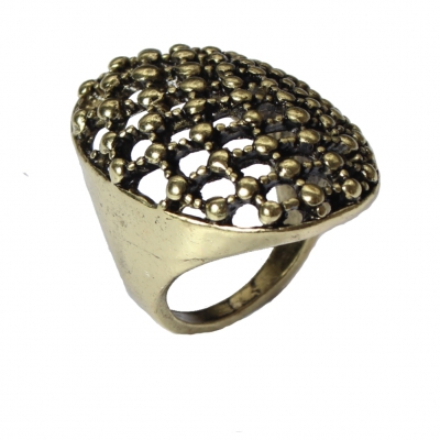 Edelstahl Ring Gr. 57 = 18,1 mm Bronze - 2