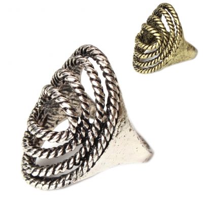 Edelstahl Ring Gr. 54 = 17,2 mm Silber - 1