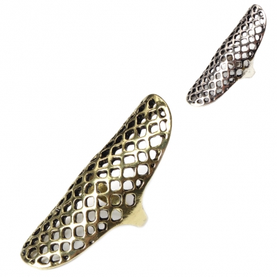 Edelstahl Ring Gr. 53 = 16,8 mm Bronze - 1