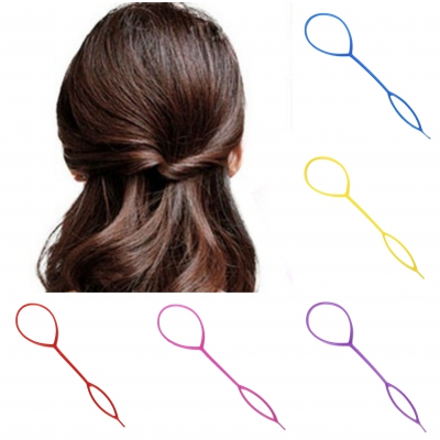 Mädchen Frisurenhilfe Haarpin Rot - 1