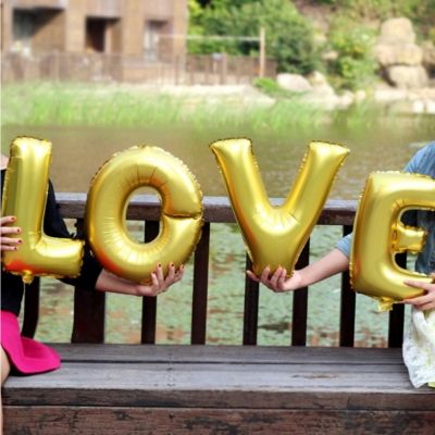 Buchstaben Luftballon 40CM Folienballon O - 5