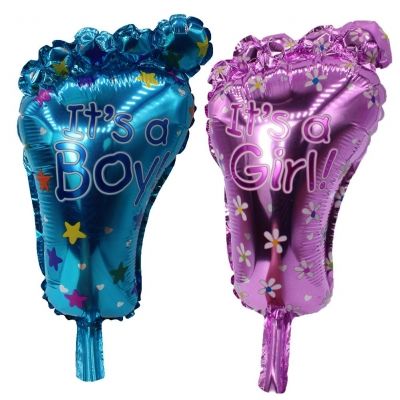 Baby Fußabdruck Folienballon 35 x 20 CM Luftballon - 