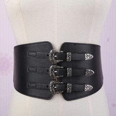 Breiter Hüftgürtel Stretch Taillengürtel Buckle Vintage Korsett Belt Korsett - 1
