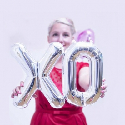 Buchstaben Luftballon 40CM Folienballon Q - 2