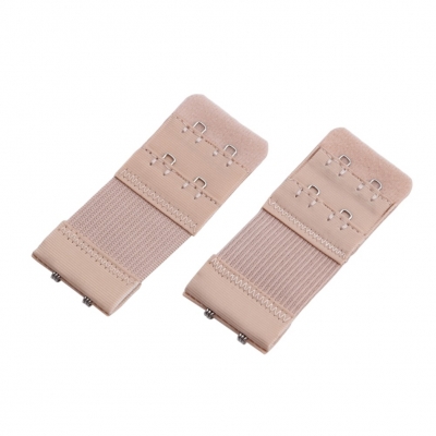 Praktische 2er BH Verschluss Verlängerung Beige - 4