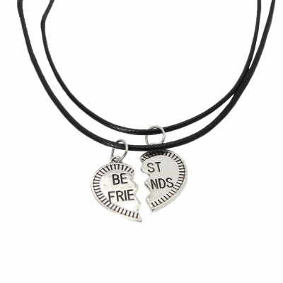 2 x Halskette BFF best friends Freundschaft Herz Set Modell 3 - 2