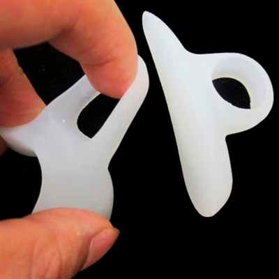 2 Silikon Hallux Valgus Zehenspreizer Krähenzeh - 4