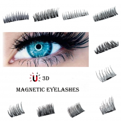 Magnetische Aibor Wimpern Falsche Eyelashes 3D Wimpernverlängerung Kein Kleber Modell 1 - 1