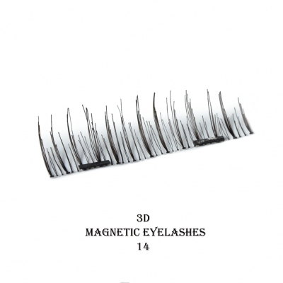 Magnetische Aibor Wimpern Falsche Eyelashes 3D Wimpernverlängerung Kein Kleber Modell 14 - 3
