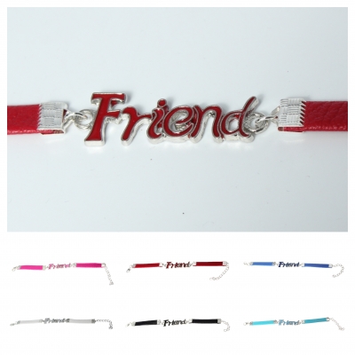 Freundschaft Armband BFF forever friends Blau - 1