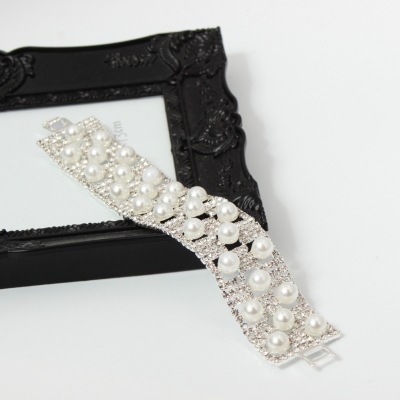 Damen Straß Perlen Armband Armschmuck Modell 1 - 3