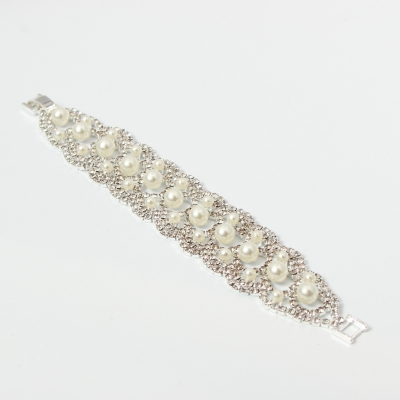 Damen Straß Perlen Armband Armschmuck Modell 2 - 3