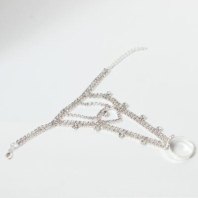 Sklavenarmband Handschmuck Armband in der Farbe Silber - 2