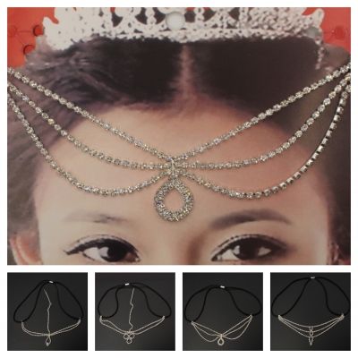 Edles Hochzeits Haarband mit Strass Modell 1 - 1