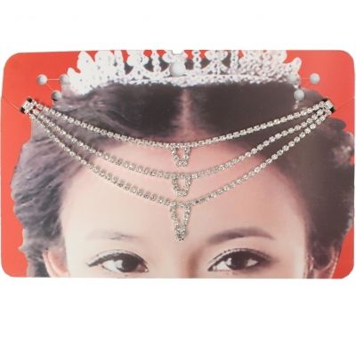 Edles Hochzeits Haarband mit Strass Modell 3 - 3