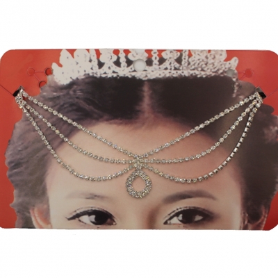 Edles Hochzeits Haarband mit Strass Modell 4 - 3