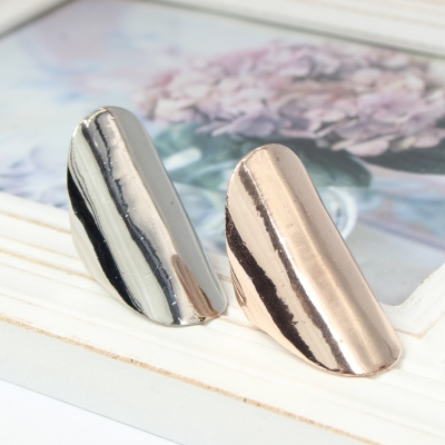 Edelstahl Ring Schlichtes Elegantes Design Gr. 54 = 17,2 mm Bronze - 1