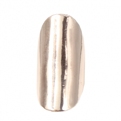 Edelstahl Ring Schlichtes Elegantes Design Gr. 54 = 17,2 mm Bronze - 4