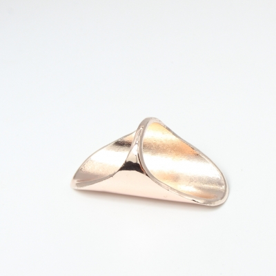 Edelstahl Ring Schlichtes Elegantes Design Gr. 59 = 18,8 mm Bronze - 3