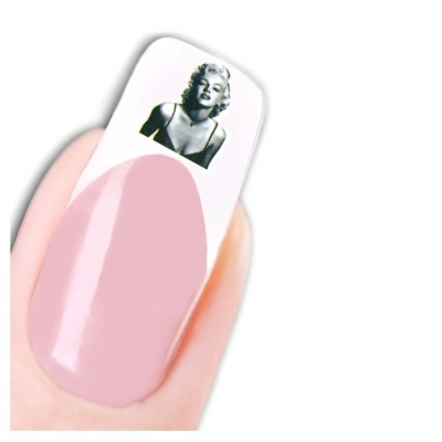 Tattoo Nail Art Marilyn Monroe Bild Weltstars der 1950 er Nagel Sticker - 1
