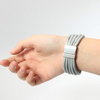 Luxus Armband Spiralen Design in der Farbe Gold mit Magnetverschluss - 3