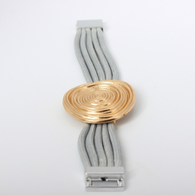 Luxus Armband Spiralen Design in der Farbe Gold mit Magnetverschluss - 5