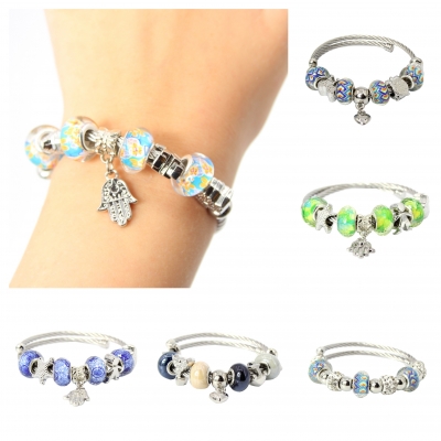 Wickelarmband Geschenkidee exklusives Beads Design Chakra Modell 3 - 1