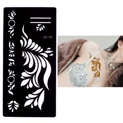 Henna Tattoo Schablone Airbrush Stencil Blume