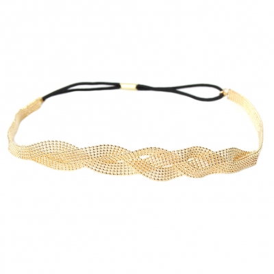 Metall Haarband in der Farbe Gold - 2