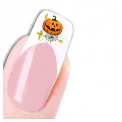 Tattoo Nail Halloween Totenköpfe Kerze Glitzer Aufkleber Nagel Sticker - 1