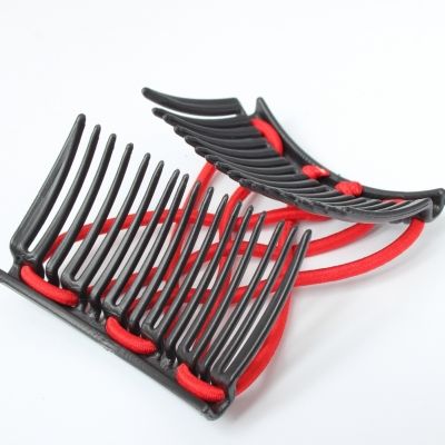 Trend African Hairclip Haarklammer Haarspange Hair Clips Haarkamm Rot - 3