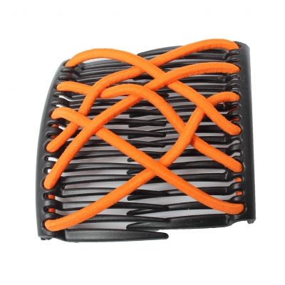 Trend African Hairclip Haarklammer Haarspange Hair Clips Haarkamm Orange - 2
