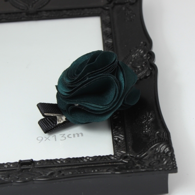 Rosen Haarklammer Blüten in der Farbe Grün - Grün