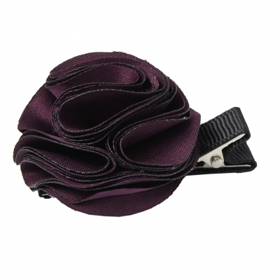 Rosen Haarklammer Blüten in der Farbe Lila - 2