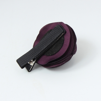 Rosen Haarklammer Blüten in der Farbe Lila - 4