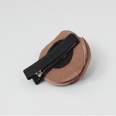 Rosen Haarklammer Blüten in der Farbe Braun - 4